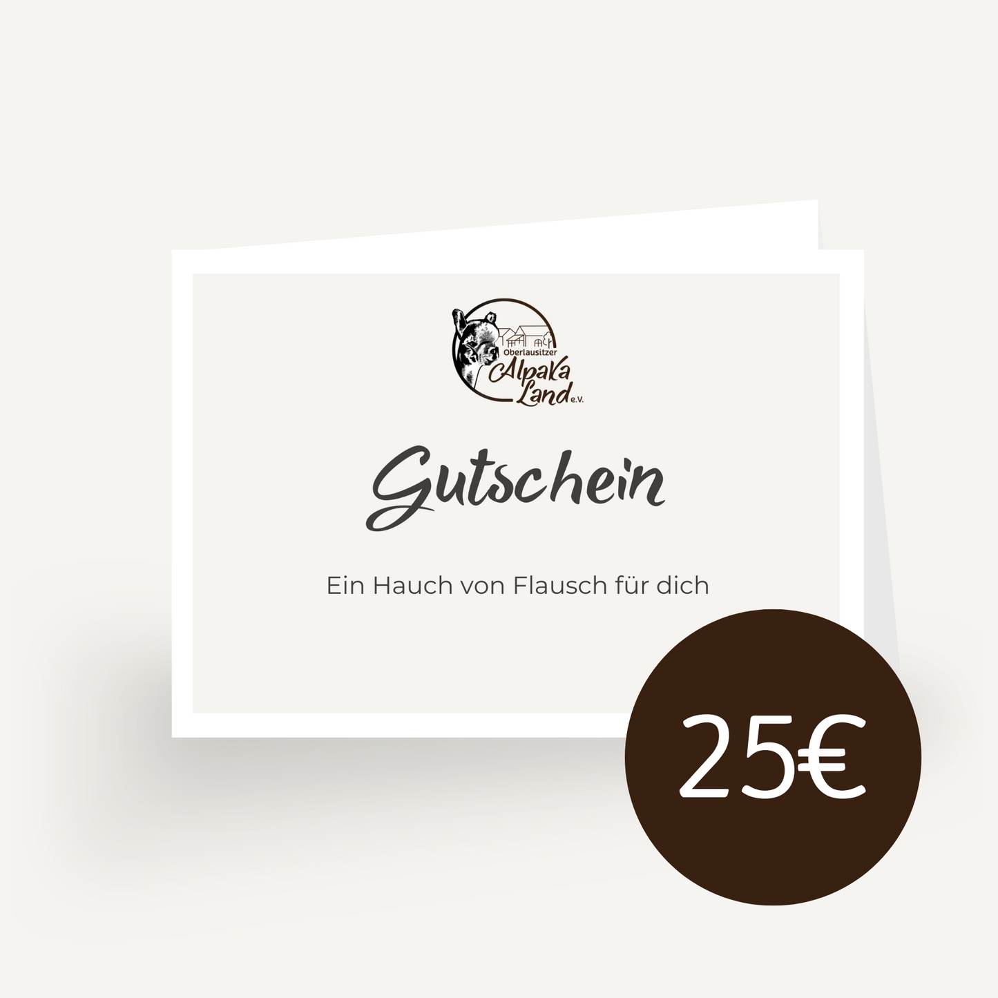 Digital Oberlausitzer Alpakaland voucher