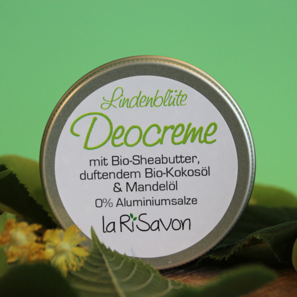 Deodorant cream with organic shea butter, fragrant organic coconut oil & almond oil, 0% aluminum