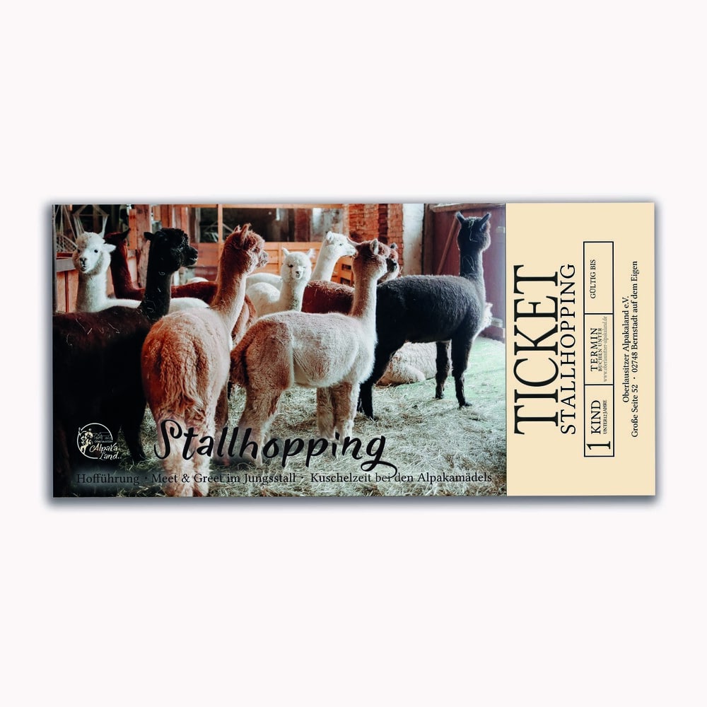 Tickets für ein Stallhopping