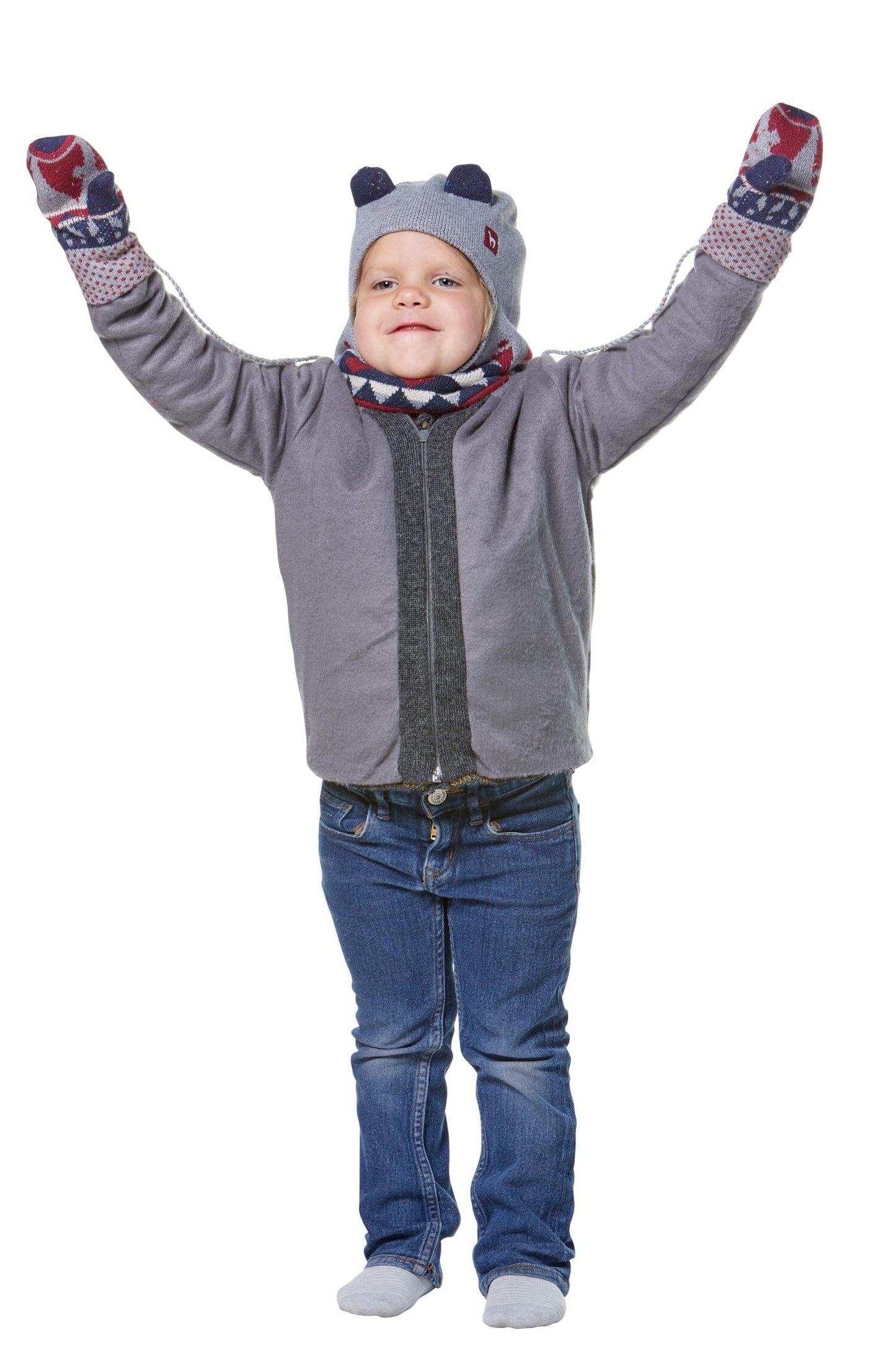 Alpaka Fäustlinge ELI (Kleinkinder 6 Monate - 3 Jahre) Kinderhandschuhe