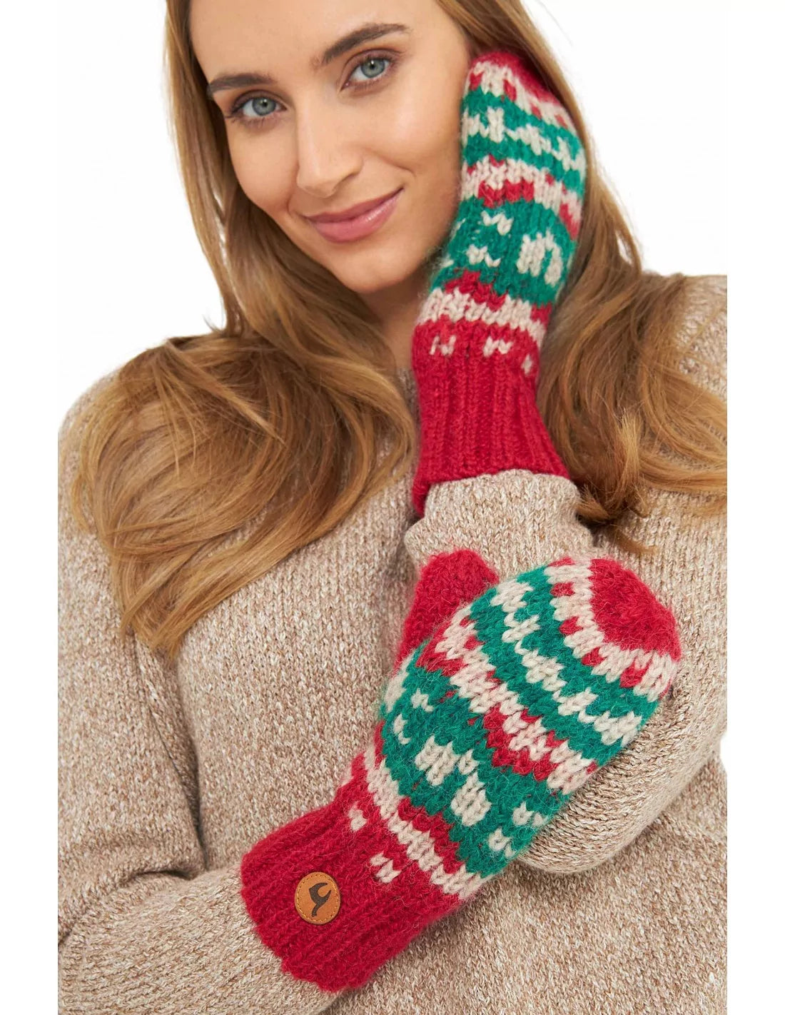 Alpaka Fäustlinge NAVIDAD Handschuh