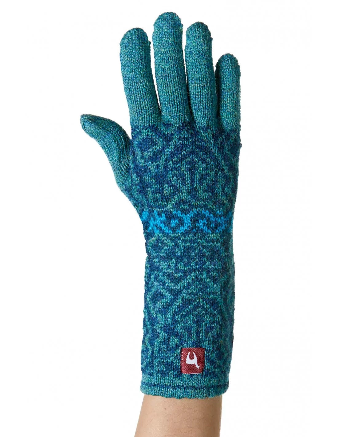 Alpaka Fingerhandschuhe CHIMU Handschuh Türkis S