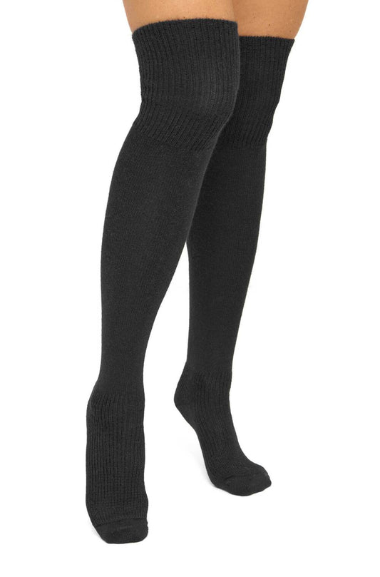 Alpaka Overknee Socken