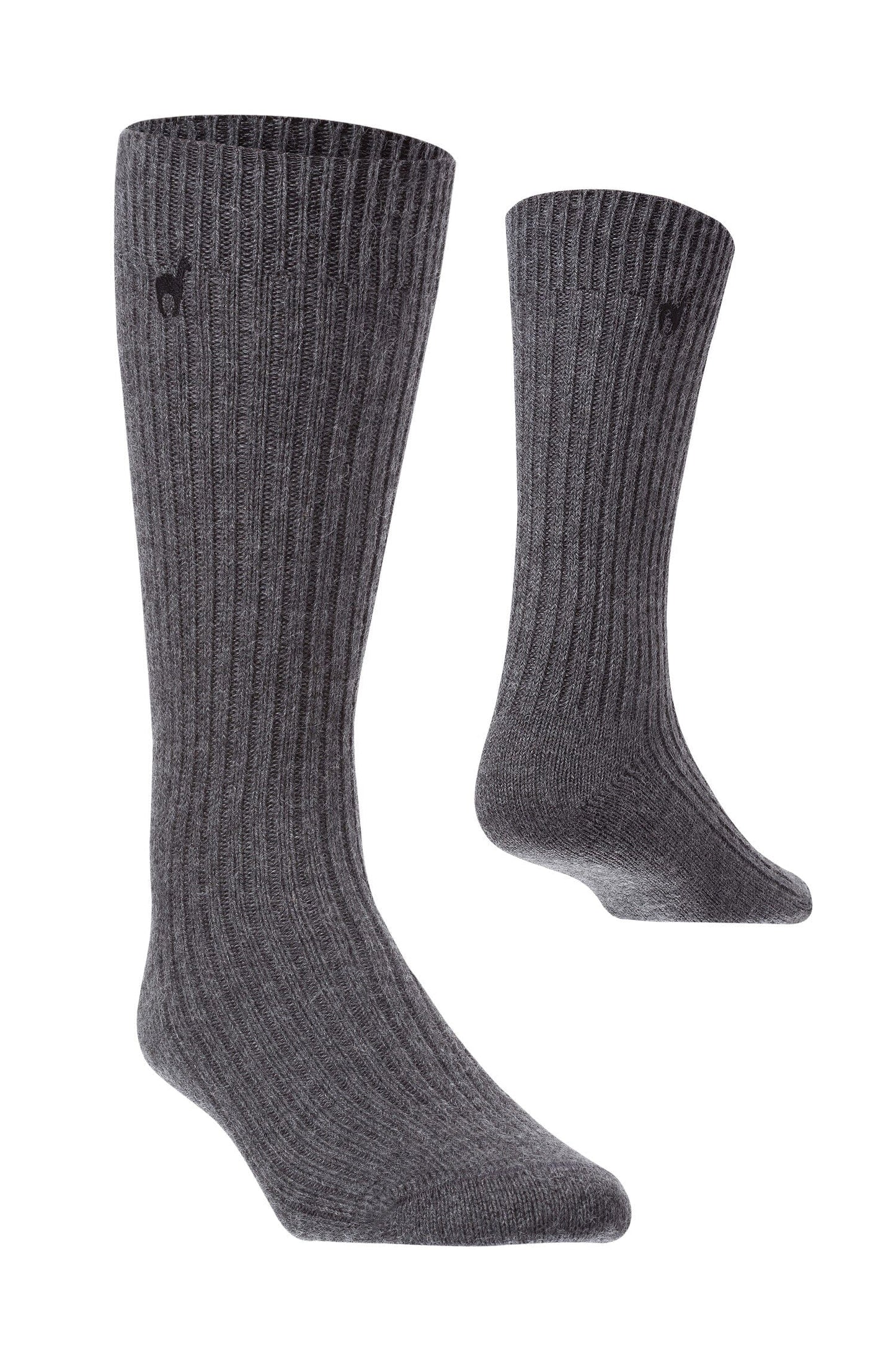 Alpaka PREMIUM Socken Grau 36-38