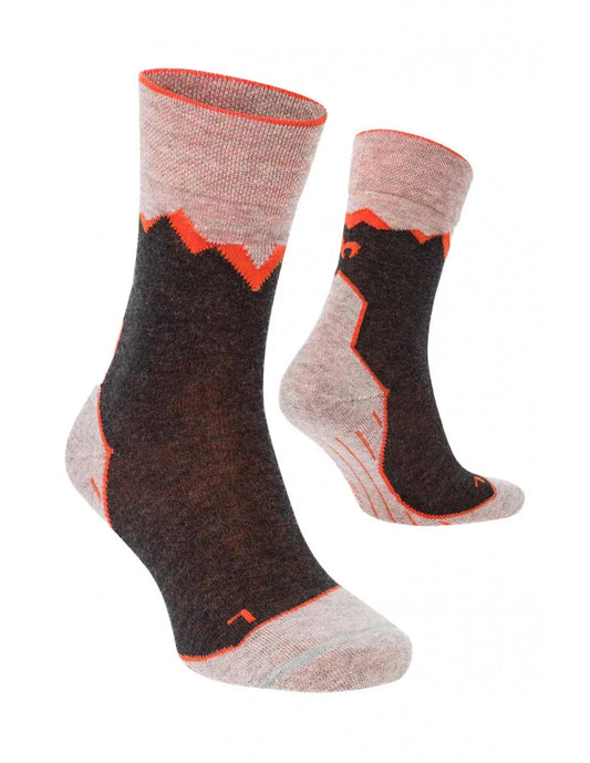 Alpaka Premium WANDERSOCKEN Sand-Orange 36-38