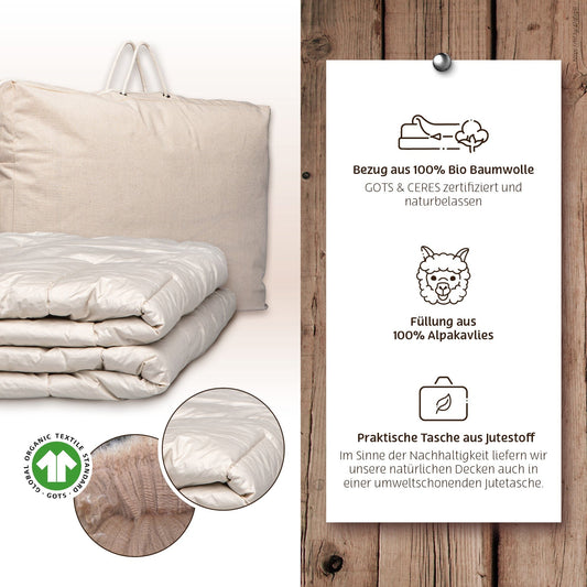 Alpaka Sommerdecke Bettdecke