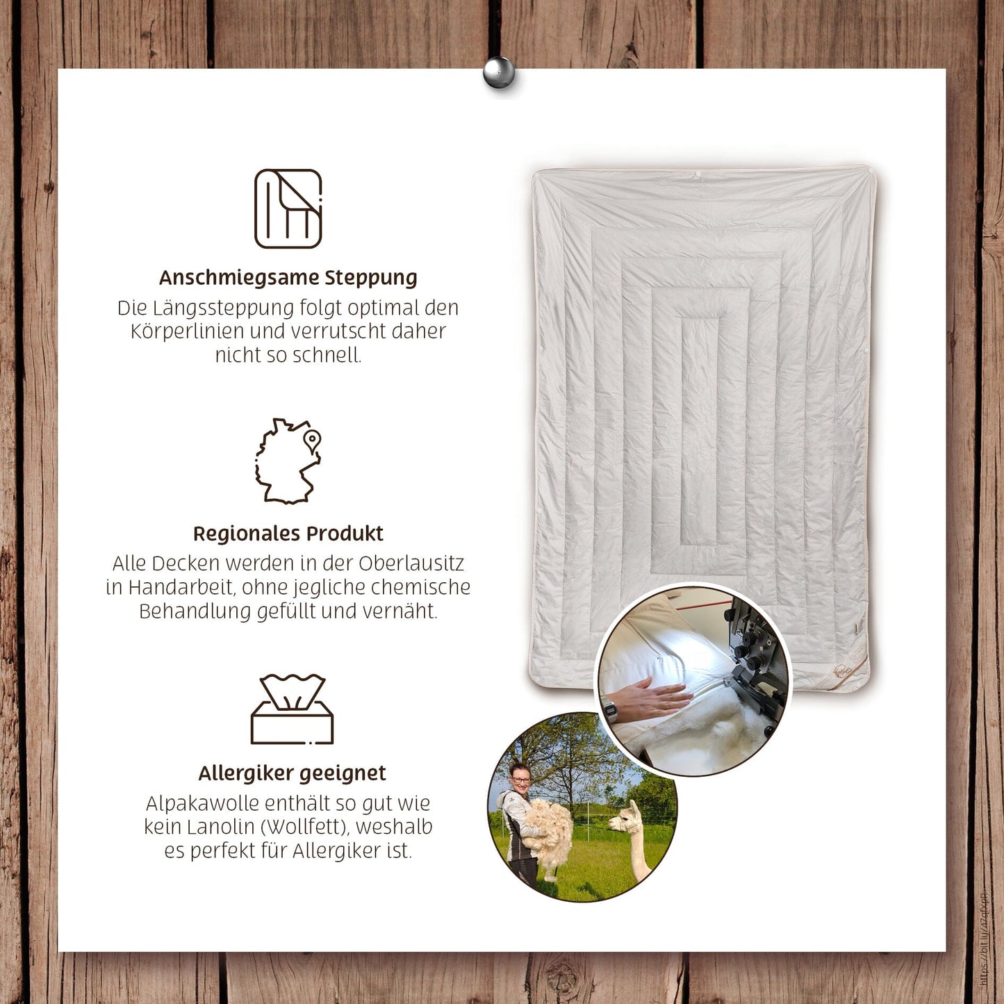 Alpaka Sommerdecke Bettdecke