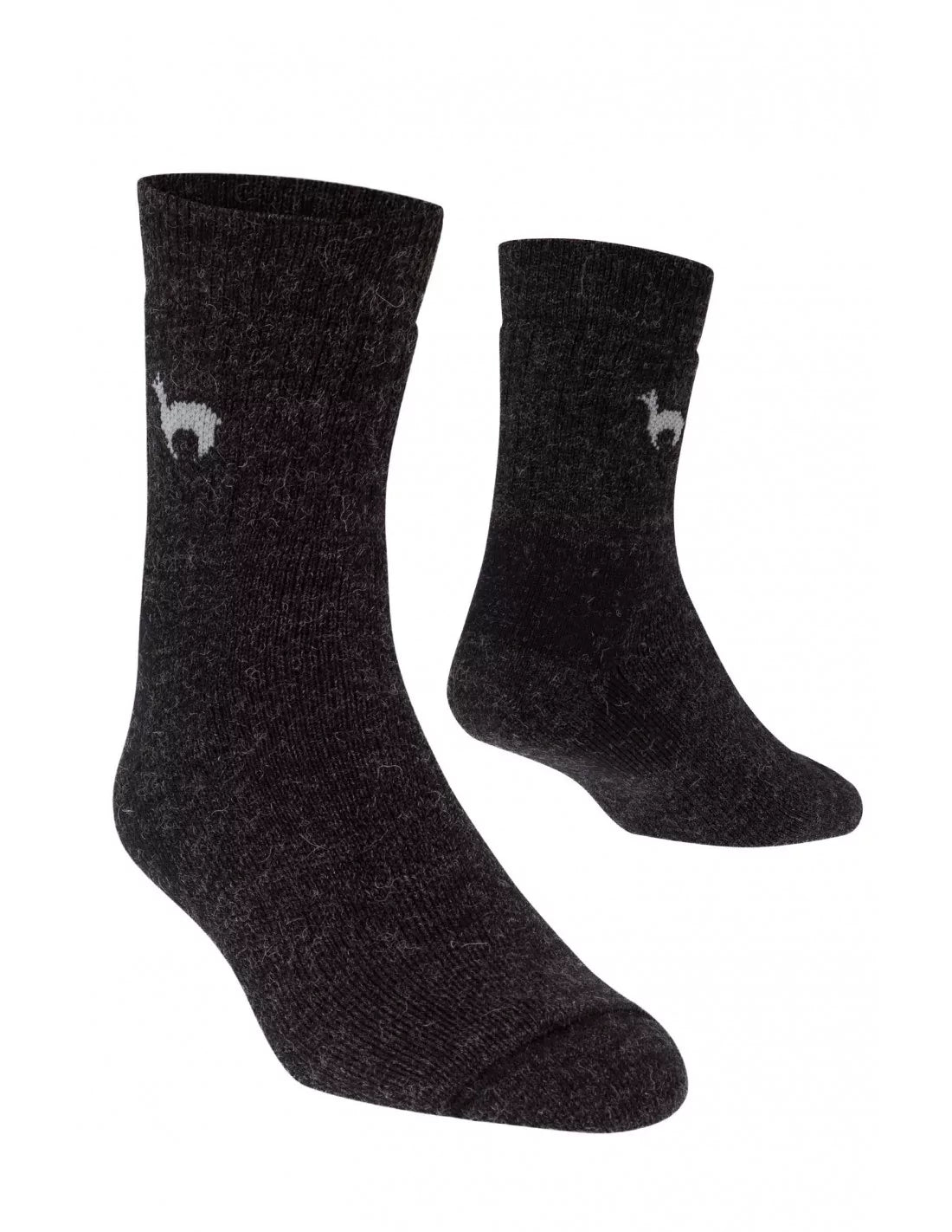 Alpaka TREKKING Socken Anthrazit 36-38