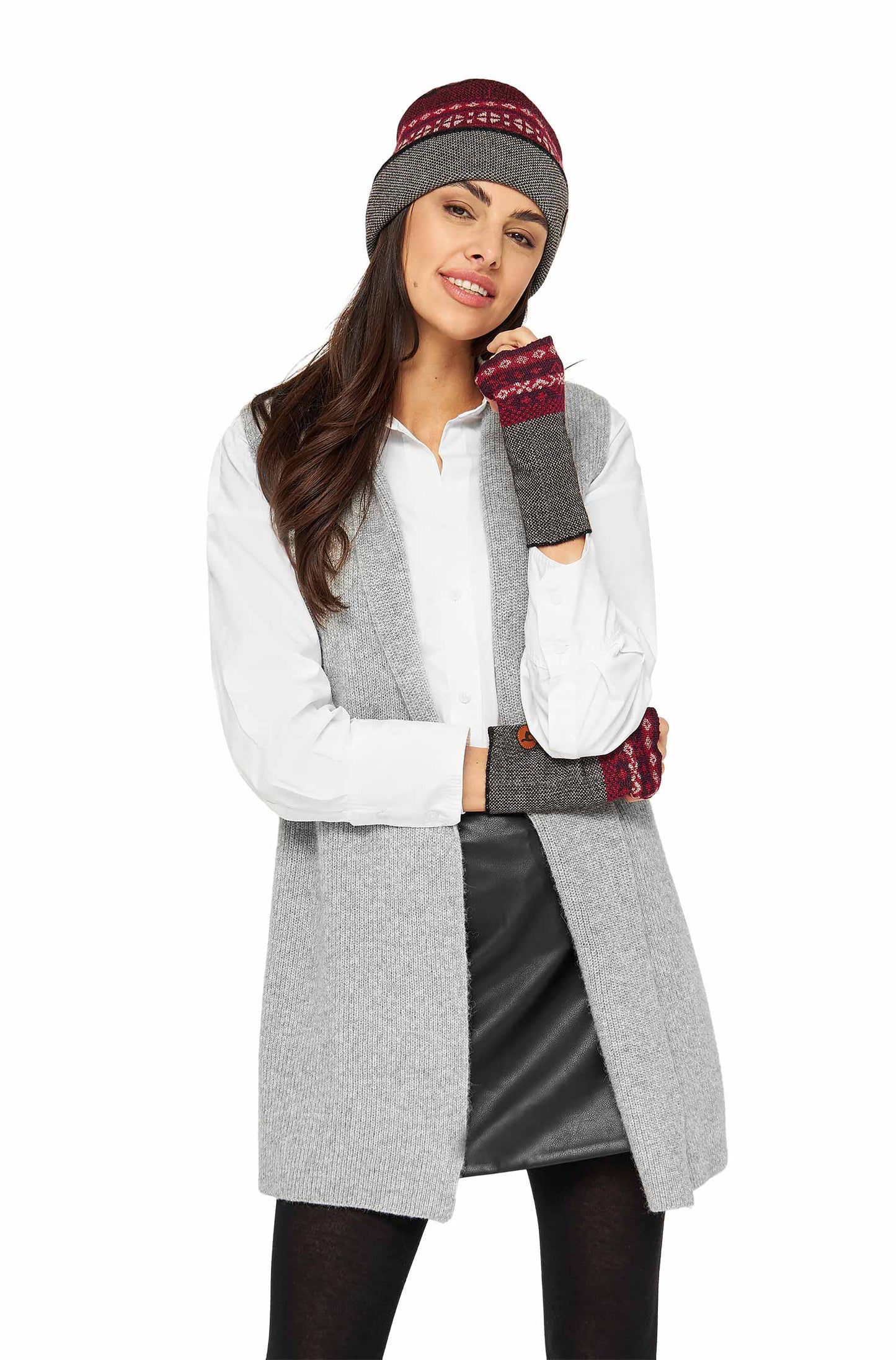 Alpaka Wendemütze 'Puka'