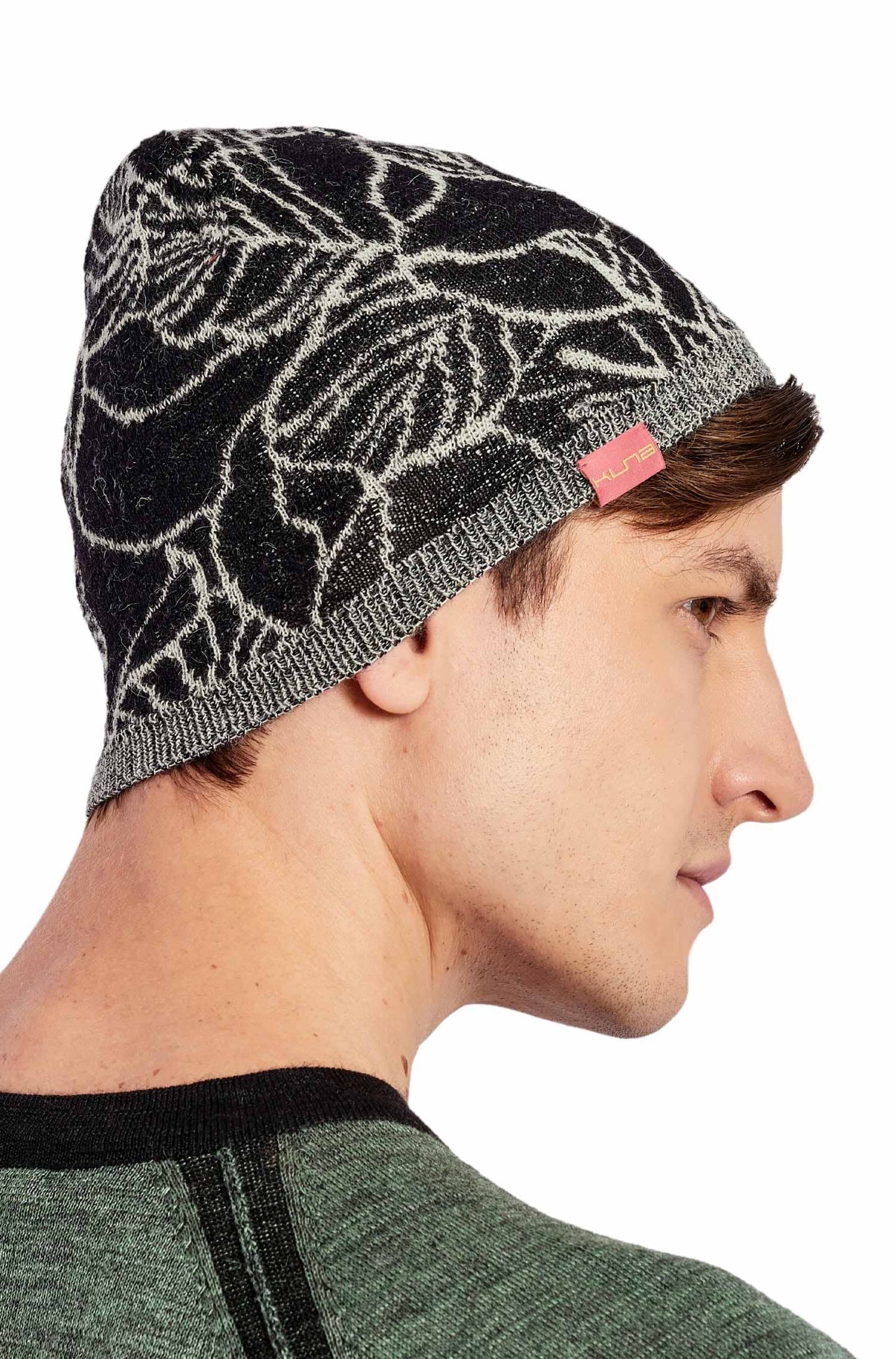 Alpaka Wendemütze 'Weiss' Mütze