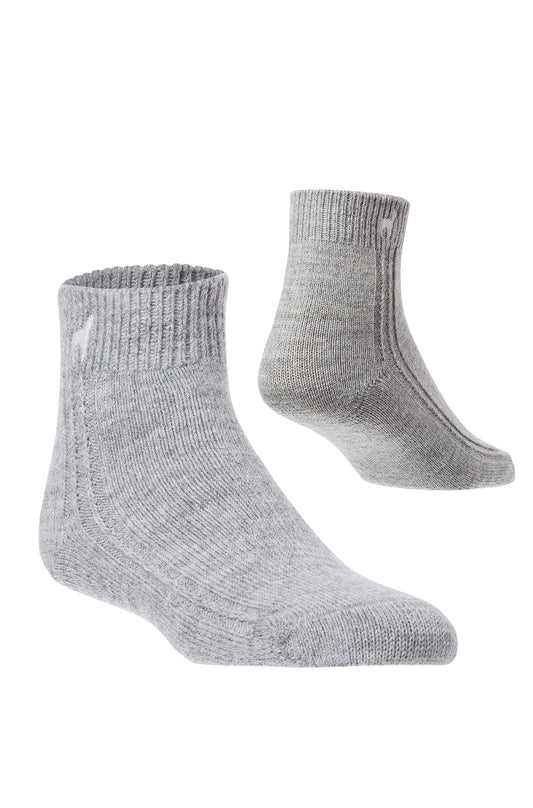 Alpaka WOHLFÜHL Socken Grau 36-38