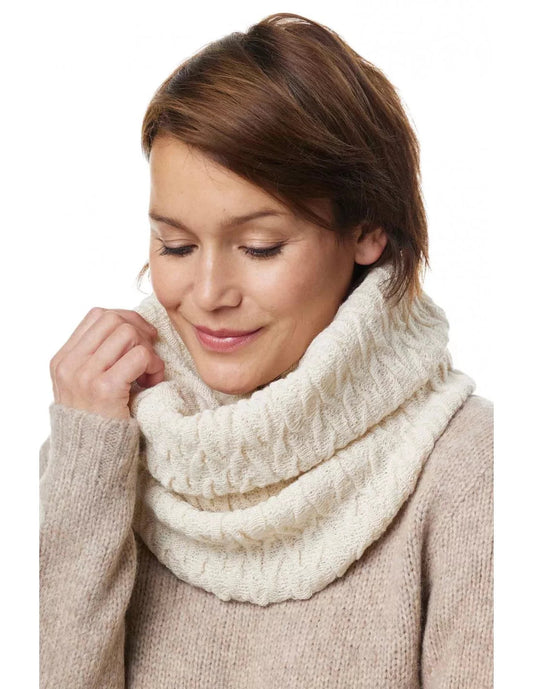 Ringschal BIESEN Schal Wollweiß