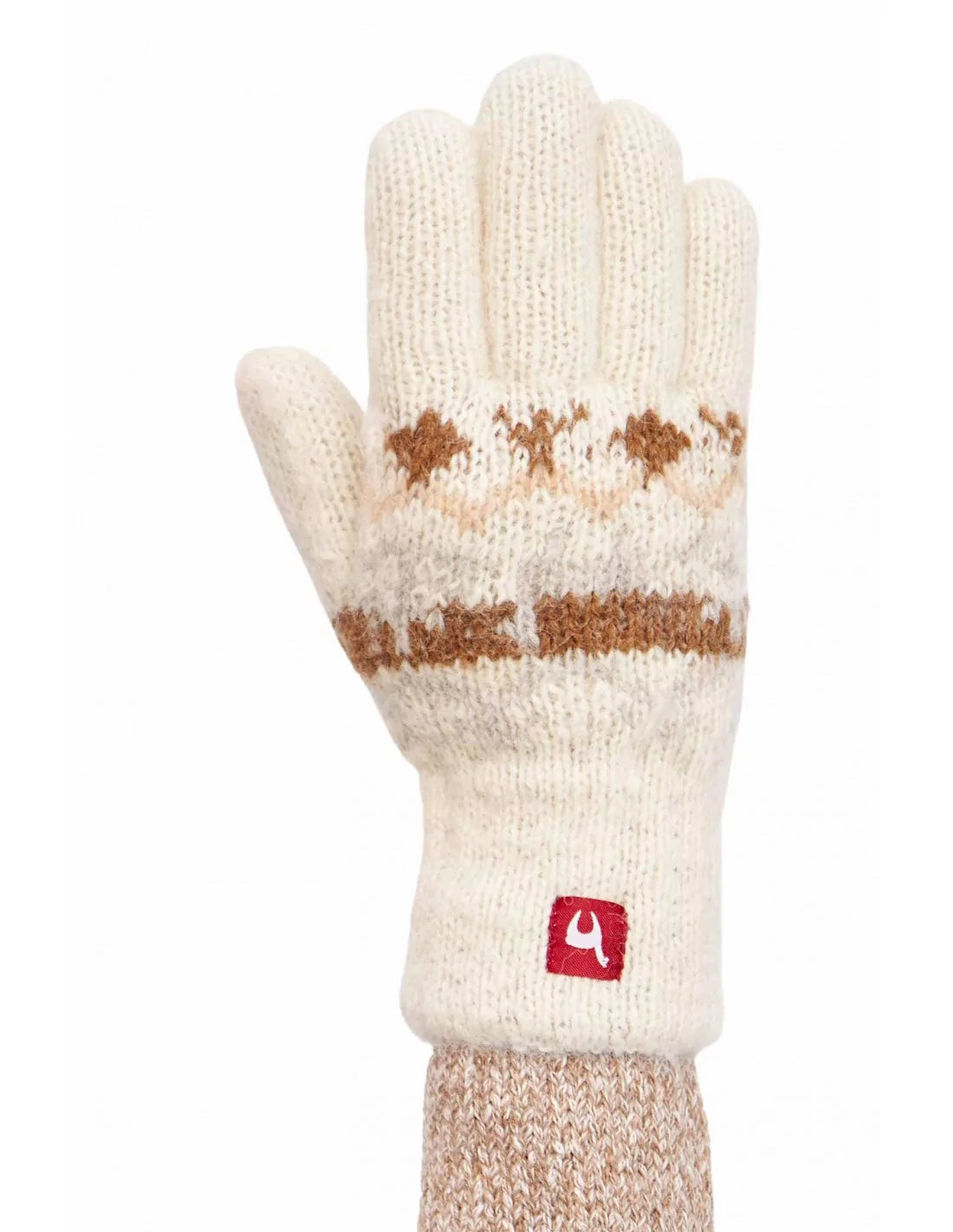 Wendbare Fingerhandschuhe NATURA Handschuh Weiß S