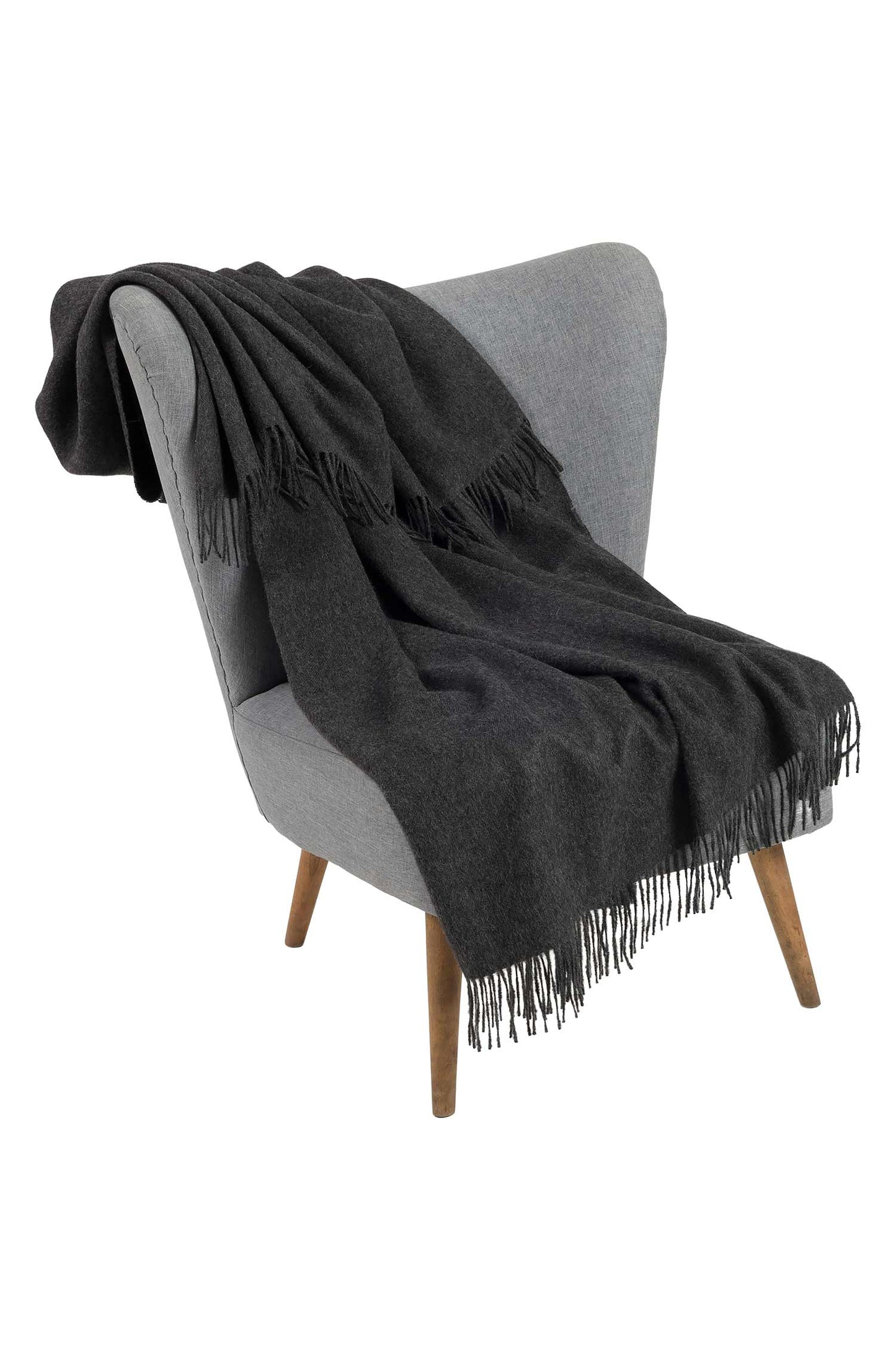 Alpaka Tagesdecke 'Uni' aus 100% Baby Alpaka