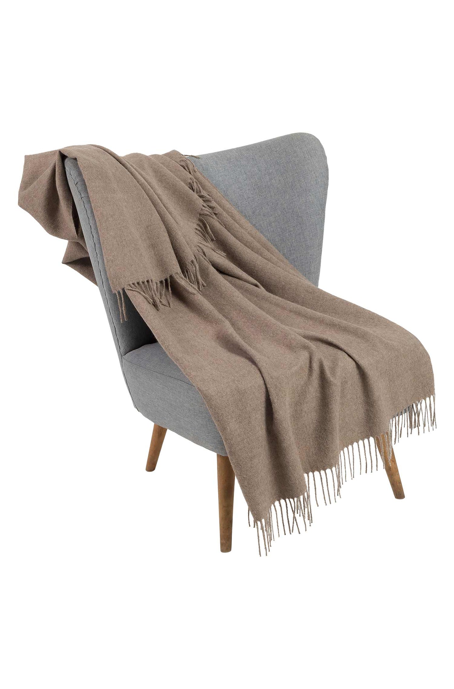 Alpaka Tagesdecke 'Uni' aus 100% Baby Alpaka