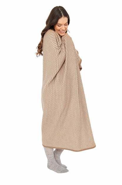 Alpaka Decke 'Pura Natura' aus 100% ungefärbtem Baby Alpaka