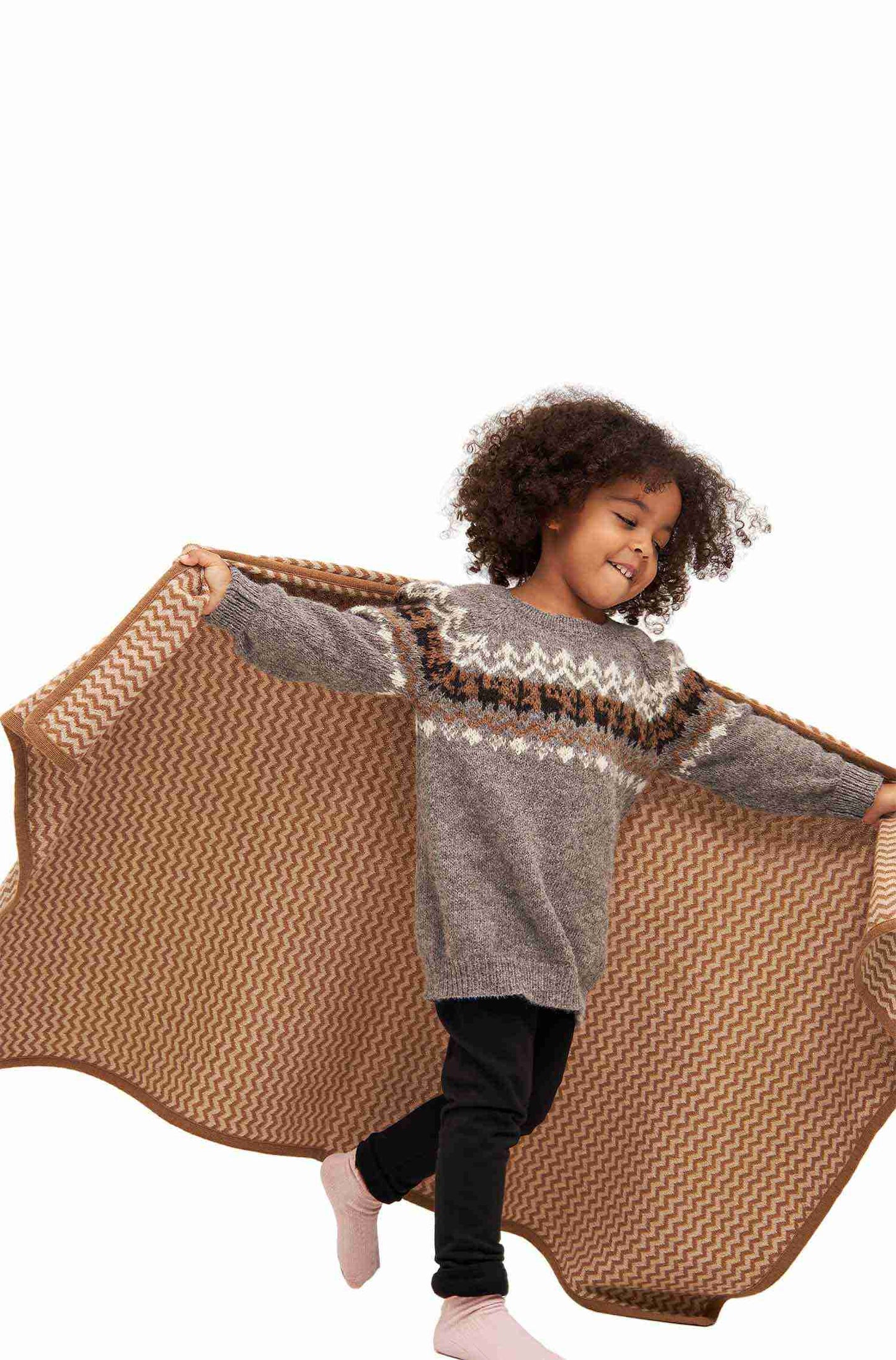 Alpaka Decke 'Pura Natura' für Kinder aus 100% ungefärbtem Baby Alpaka