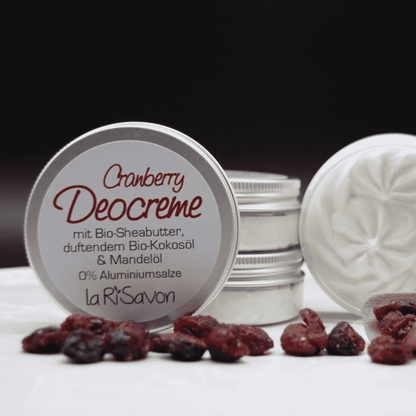 Deodorant cream with organic shea butter, fragrant organic coconut oil &amp; almond oil, 0% aluminum