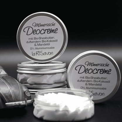 Deodorant cream with organic shea butter, fragrant organic coconut oil &amp; almond oil, 0% aluminum