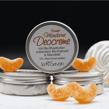 Deodorant cream with organic shea butter, fragrant organic coconut oil &amp; almond oil, 0% aluminum