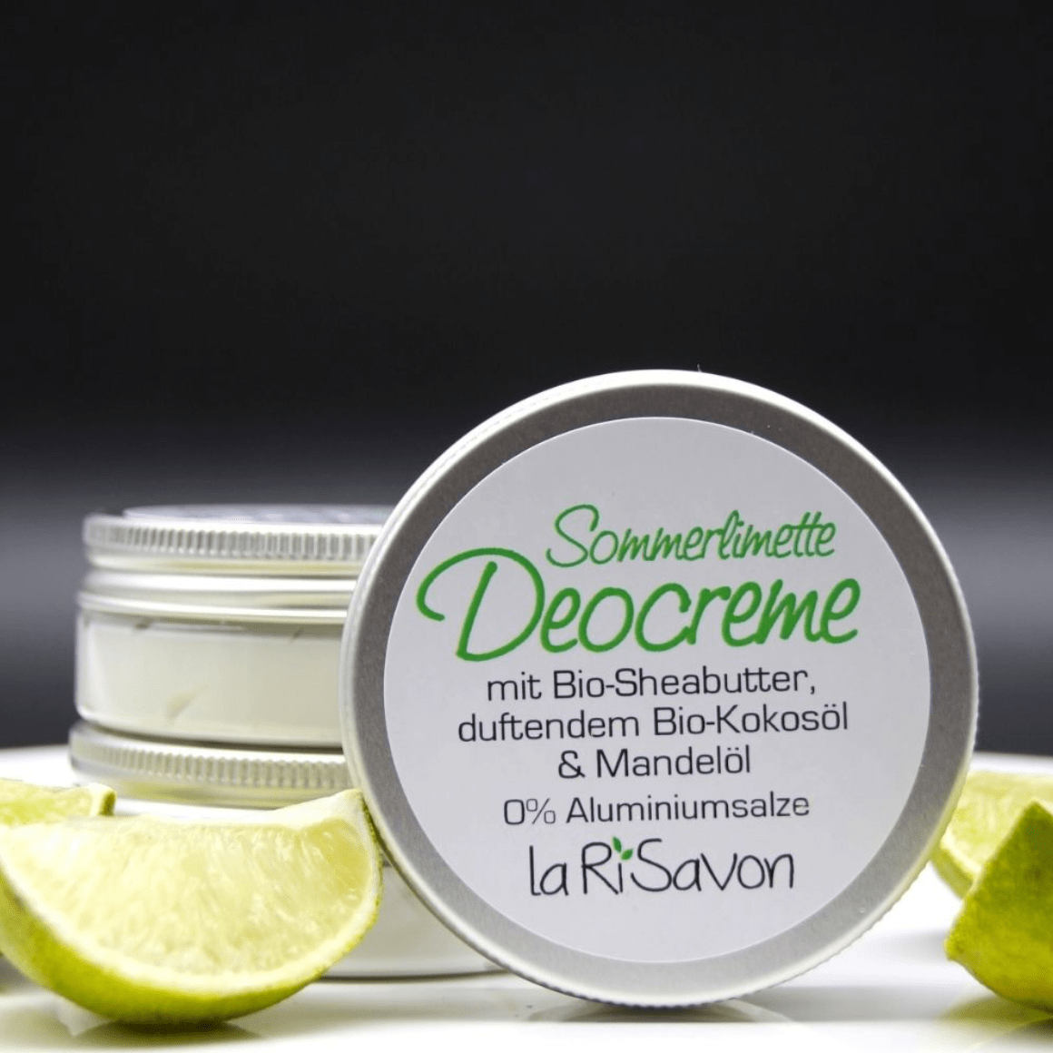 Deodorant cream with organic shea butter, fragrant organic coconut oil &amp; almond oil, 0% aluminum