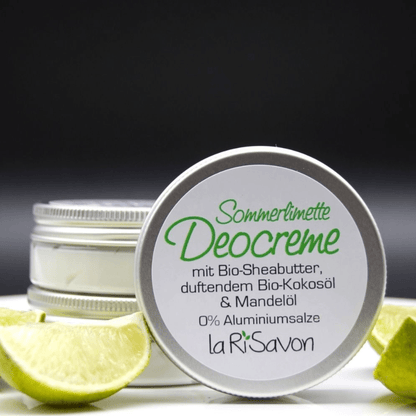 Deodorant cream with organic shea butter, fragrant organic coconut oil &amp; almond oil, 0% aluminum