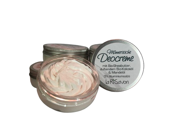 Deocreme mit Bio-Sheabutter, duftendem Bio-Kokosöl & Mandelöl, 0% Aluminium