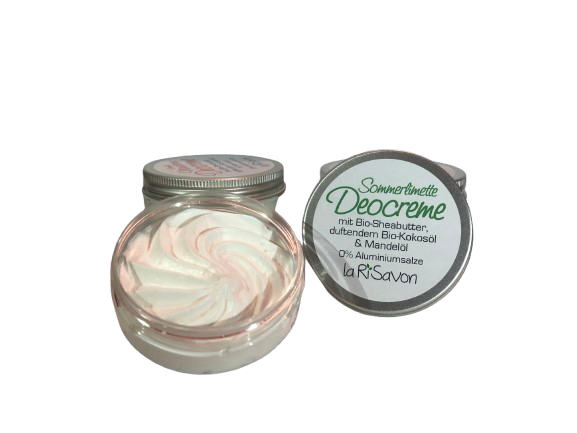 Deocreme mit Bio-Sheabutter, duftendem Bio-Kokosöl & Mandelöl, 0% Aluminium