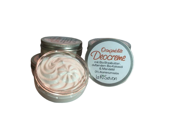 Deocreme mit Bio-Sheabutter, duftendem Bio-Kokosöl & Mandelöl, 0% Aluminium