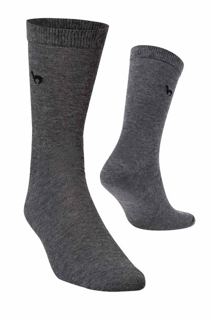 Alpaka BUSINESS Socken Grau 36-38 