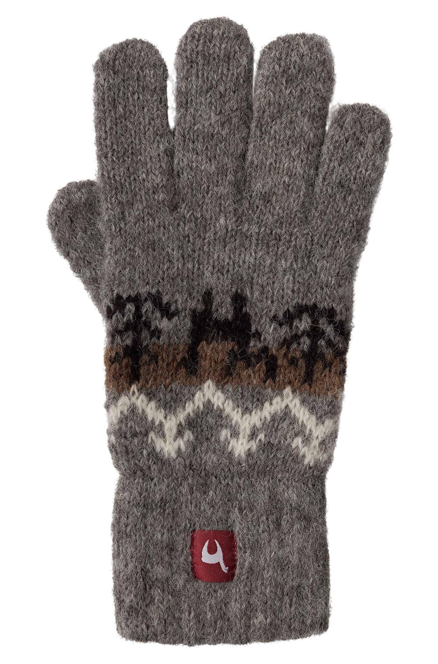 Alpaka Finger-Handschuhe NATURA (4-12 Jahre) Kinderhandschuhe 4-6 Jahre Anthrazit 