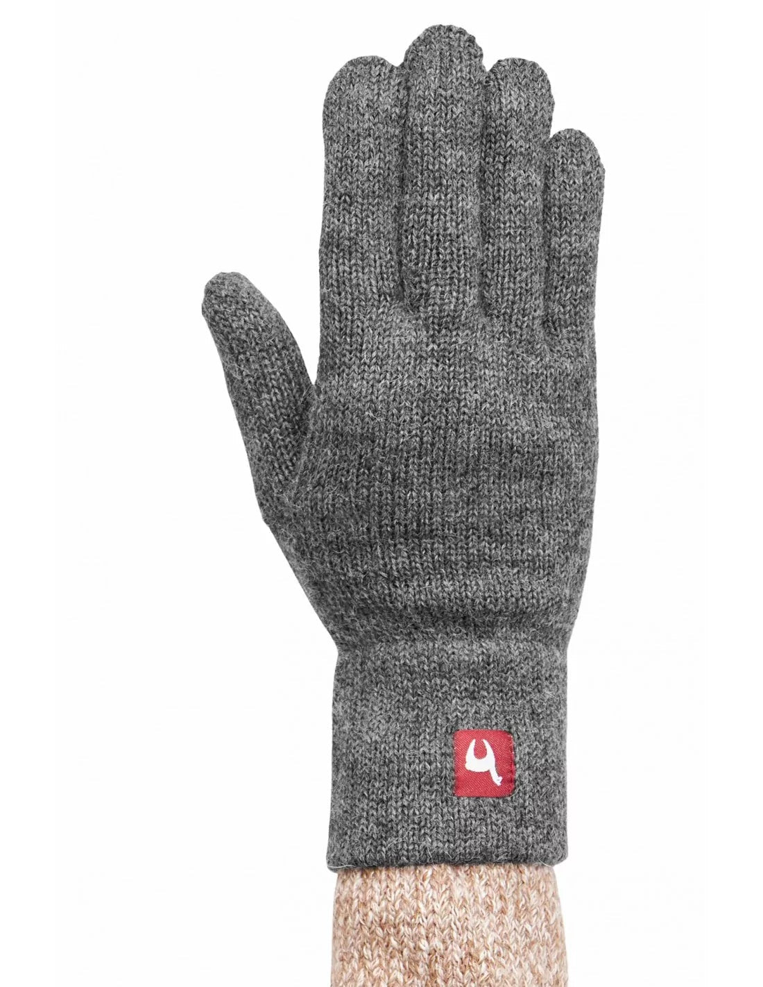 Alpaka Fingerhandschuhe UNI Grau XS 