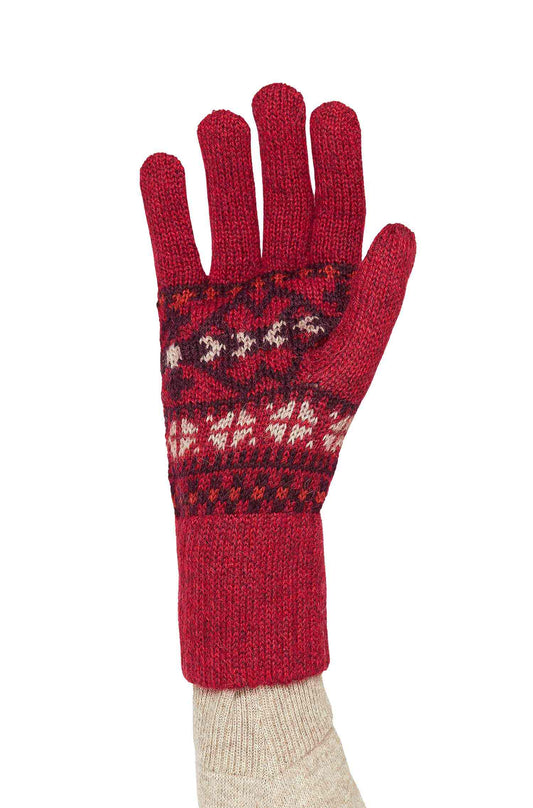 Alpaka Fingerhandschuhe 'Puka'