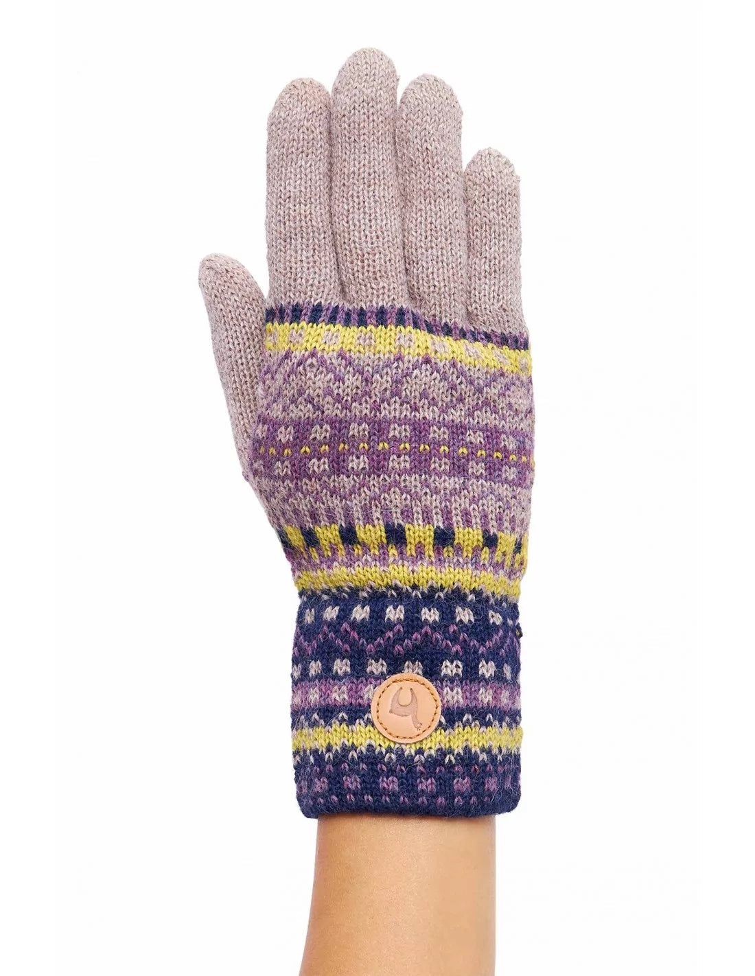 Alpaka Handschuhe DILAYA Handschuh sand-multi S 