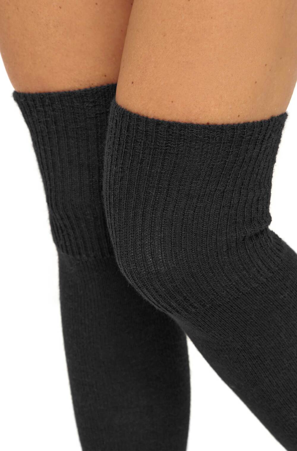 Alpaca overknee socks