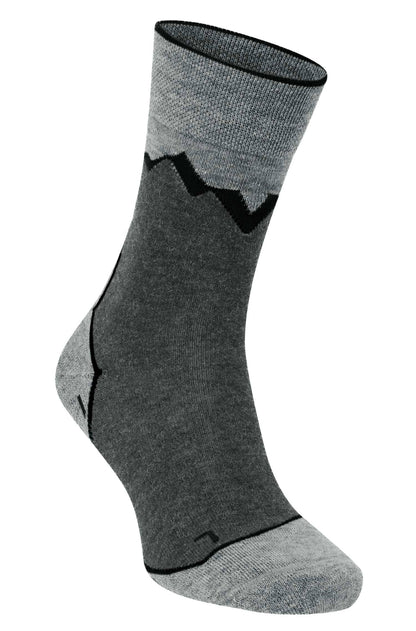 Alpaka Premium WANDERSOCKEN Anthrazit-Grau 36-38 