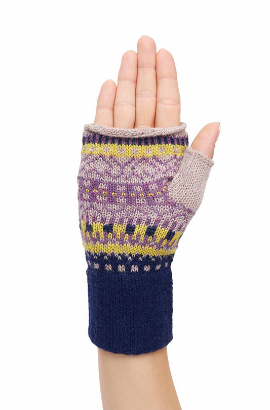 Alpaka Pulswärmer mit Daumen 'Dilaya'