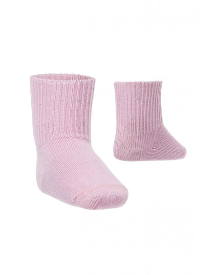 Alpaka Socken für Babys und Kinder Socken Baby-Rosa 15-17 