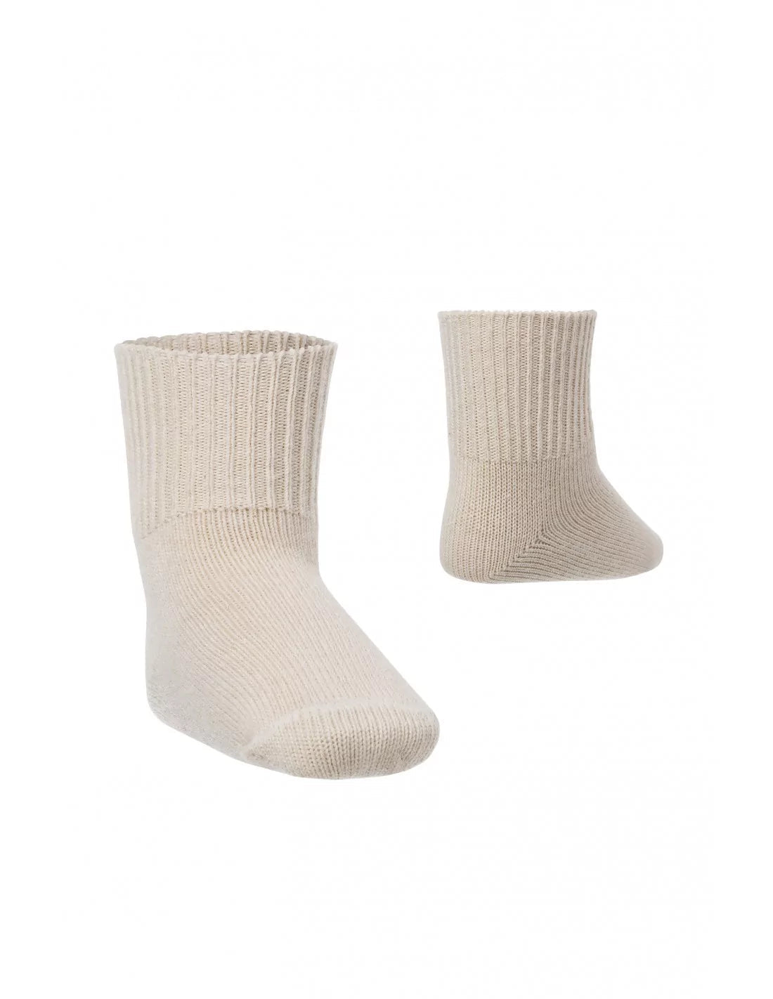 Alpaka Socken für Babys und Kinder Socken Wollweiß 15-17 