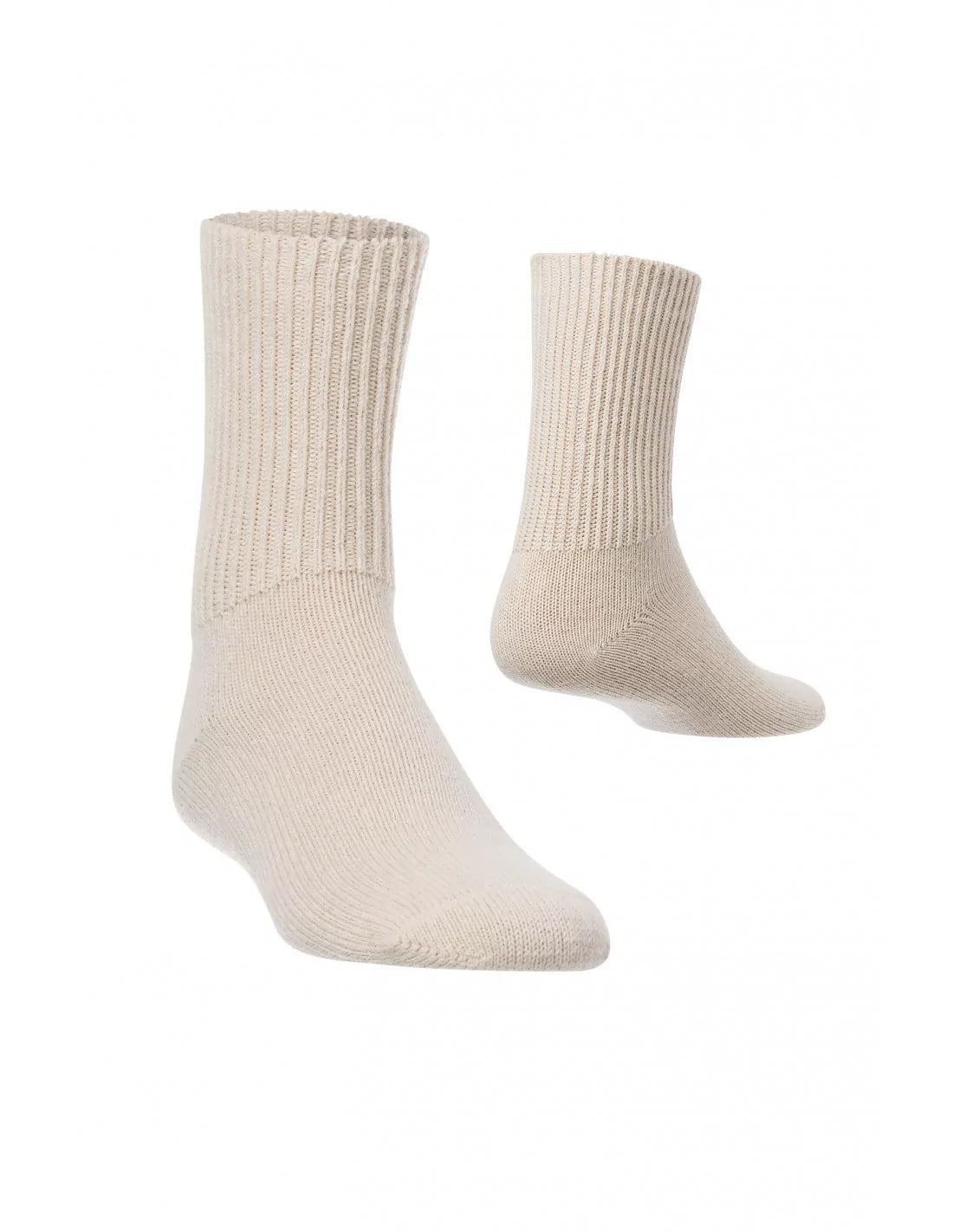 Alpaka Socken für Babys und Kinder Socken Wollweiß 30-32 