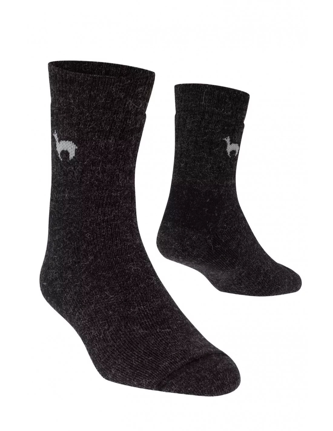 Alpaka TREKKING Socken Anthrazit 36-38 