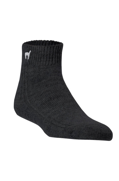 Alpaka WOHLFÜHL Socken Schwarz 36-38 