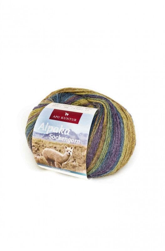 Alpaka Wolle SOCKENGARN 50g 100m Nadel 2,5 Strick-Häkel-Garn Strickwolle Lavendel-Honig 