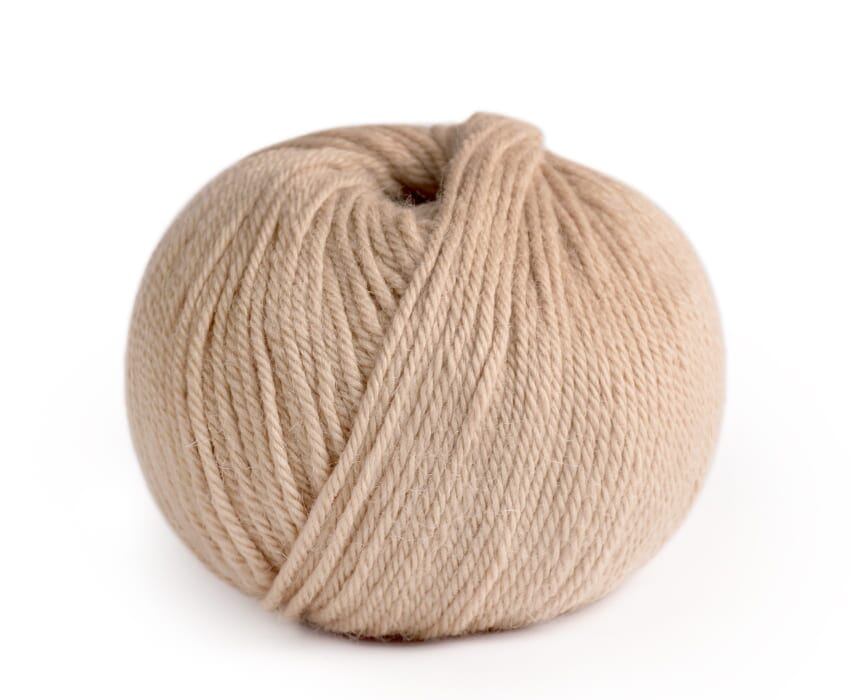 Alpakawolle 'Huayna' 50g, 112m, Nadel 4 Strickwolle Beige 