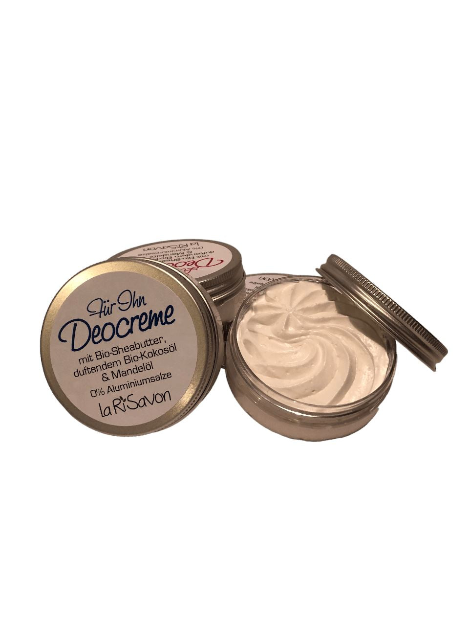 Deocreme mit Bio-Sheabutter, duftendem Bio-Kokosöl & Mandelöl, 0% Aluminium Deocreme Für Ihn 