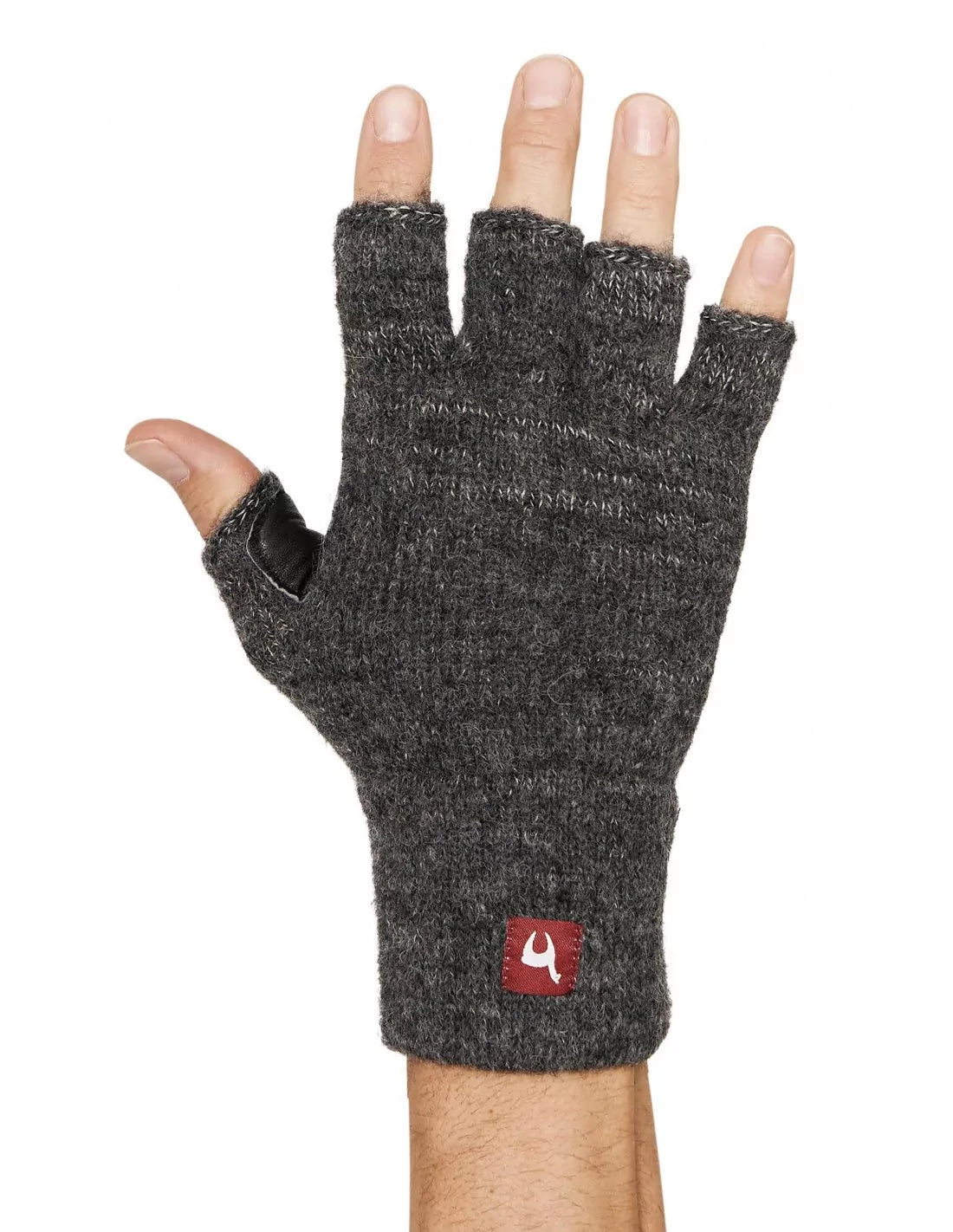 Fingerlose Handschuhe mit Leder-Handfläche MACHA Handschuh 