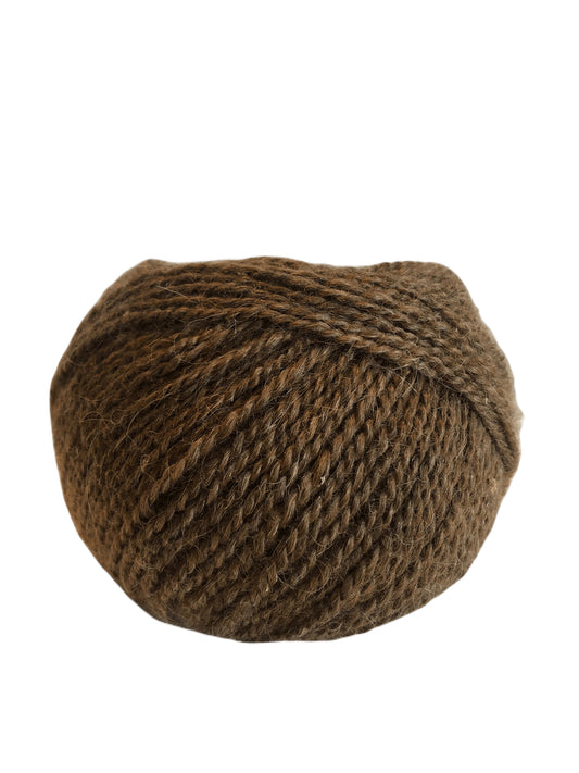 Lamawolle von eigenen Tieren (2-fädig, 100g, Nadel 2-3) Strickwolle 