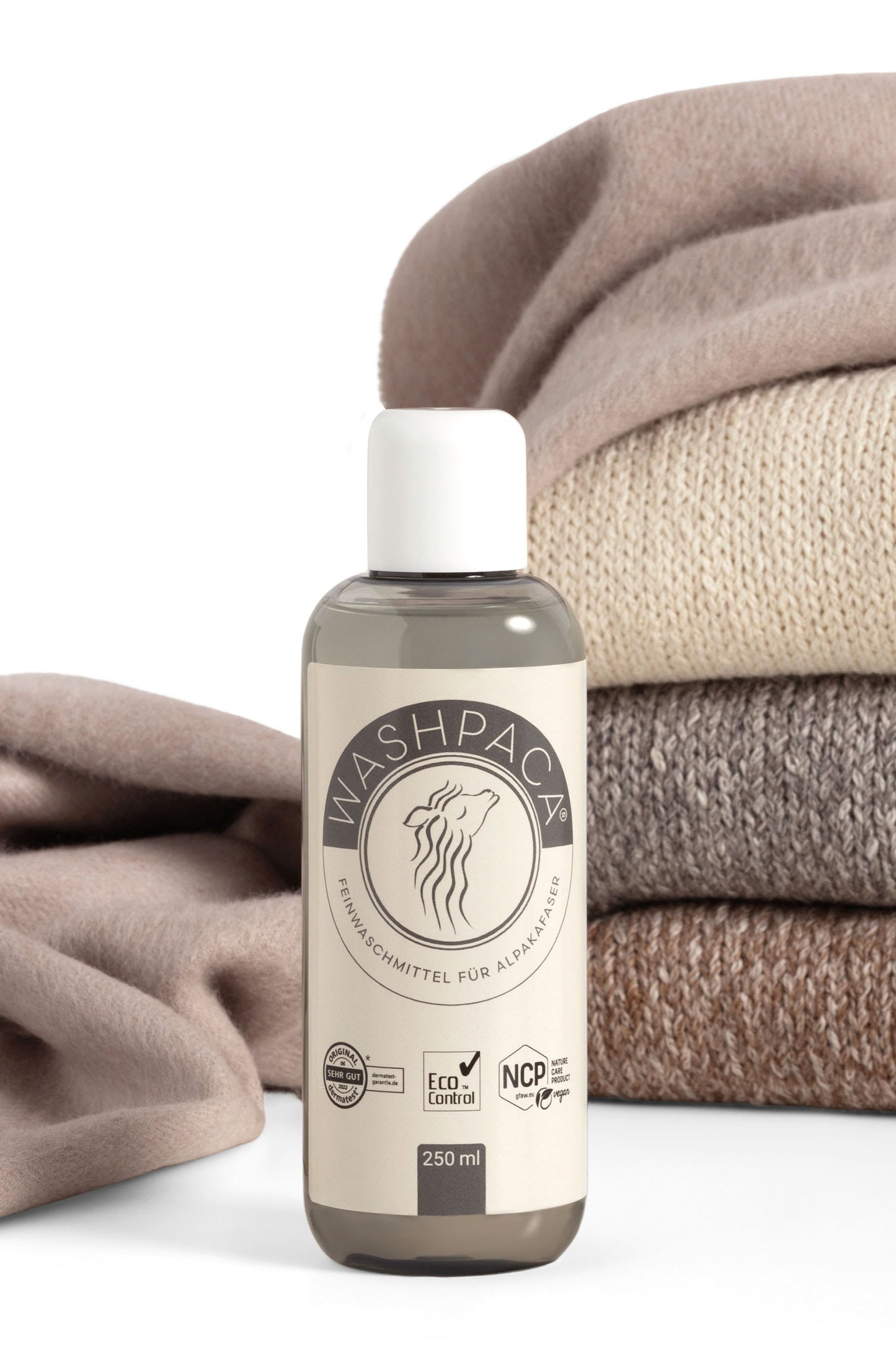 washpaca® Bio-Feinwaschmittel für Alpaka- und Wollfasern